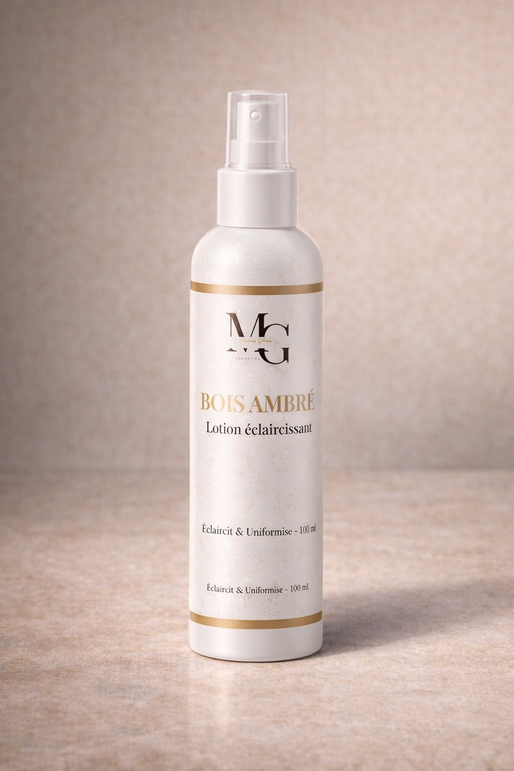 Lotion visage éclat & douceur Bois Ambré 100 ml pour peaux noires et métissées — Maison Gloria