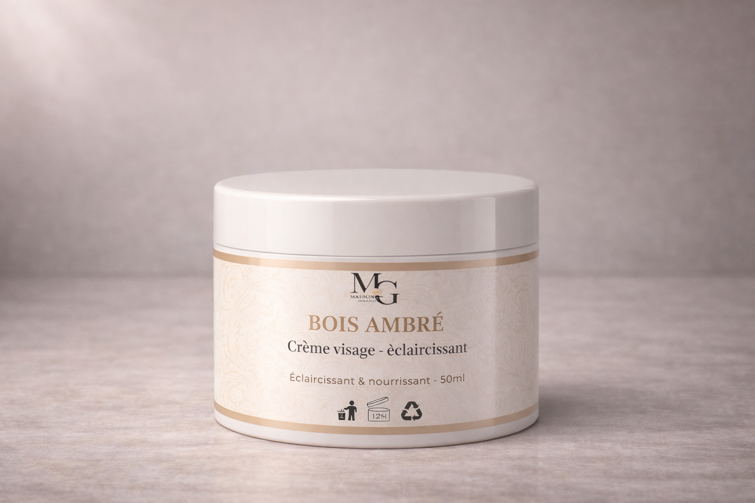 Crème visage unifiante intensive Bois Ivoire 50 ml pour peaux noires et métissées — Maison Gloria