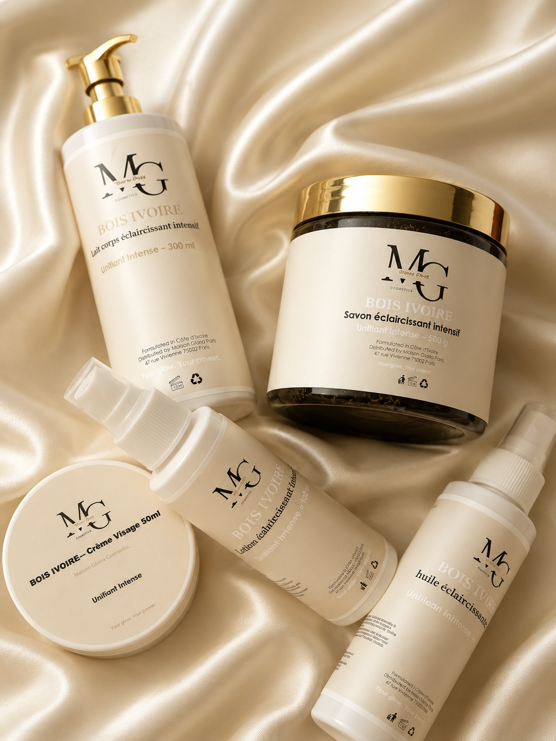 Routine complète Intensif & Anti-taches — Bois Ivoire | Maison Gloria